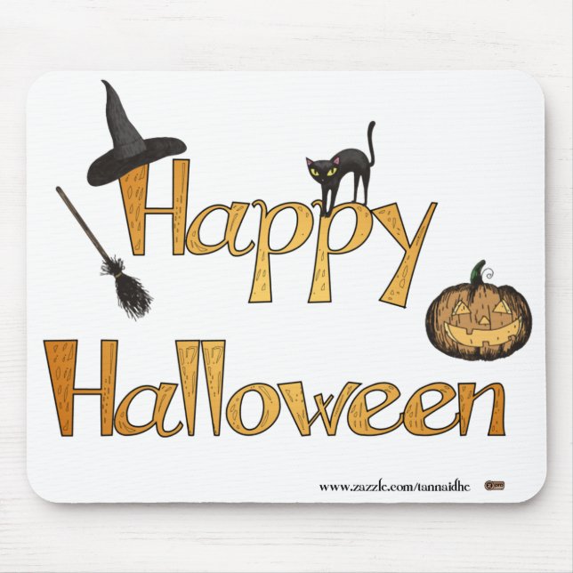Tapis De Souris Joyeux Halloween (Devant)
