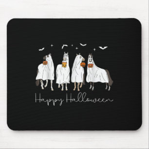 Tapis De Souris Joyeux Halloween Cheval Fantôme 2025