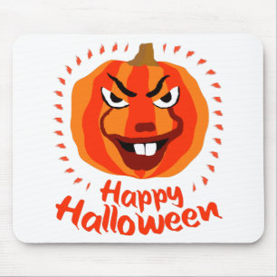 Tapis De Souris Joyeux Halloween 🎃 drôle Effrayant Éffrayant Citr