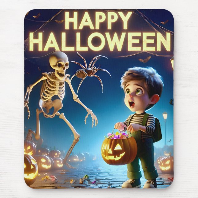Tapis De Souris ~ Joyeux Halloween ~ Mousepad (Devant)