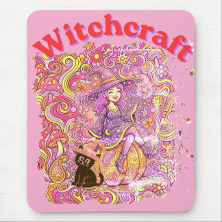 Tapis De Souris Joyeux Halloween-sorcellerie