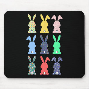 Tapis De Souris Joyeux jour de Pâques Bunny lapin lapin Lover Enfa