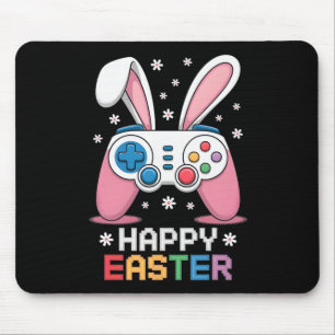 Tapis De Souris Joyeux jour de Pâques lapin œuf jeu vidéo enfants 