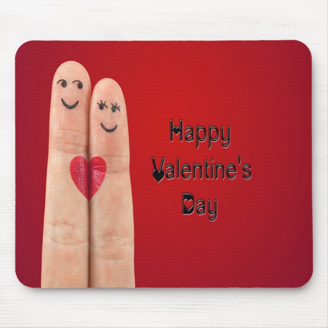 Tapis De Souris Joyeux Jour des Valentines (Devant)