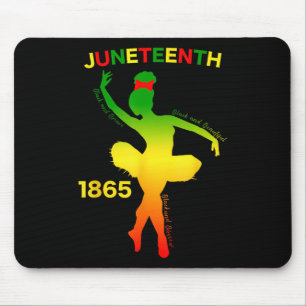 Tapis De Souris Joyeux Junetten Est Mon Danseuse Du Jour De L'Indé