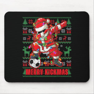 Tapis De Souris Joyeux Kickmas Noël Football Byll Sweat Jeune Ugly