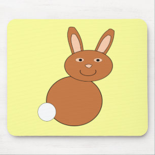 Tapis De Souris Joyeux lapin de Pâques Mousepad