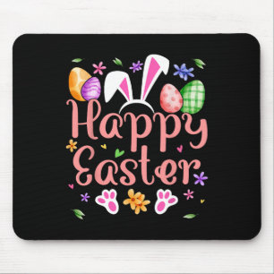 Tapis De Souris Joyeux lapin de Pâques Printemps Oeufs de Pâques C