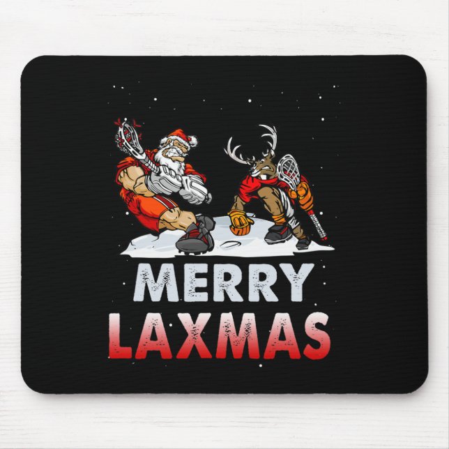 Tapis De Souris Joyeux Laxmas laid de Noël Père Noël Reindee (Devant)