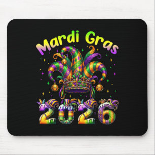 Tapis De Souris Joyeux Mardi Gras 2026 Carnaval Nouvelle-Orléans F