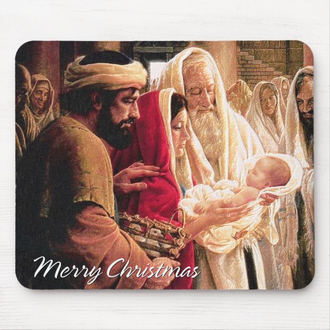Tapis De Souris Joyeux Noël A1 Mousepad (Devant)