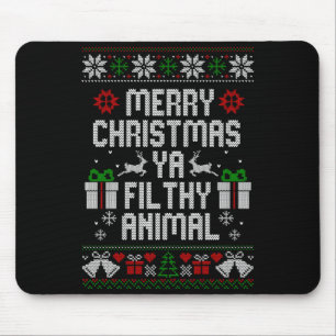 Tapis De Souris Joyeux Noël Animal Sale Ya Noël Pyjama Long