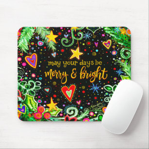 Tapis De Souris Joyeux Noël brillant
