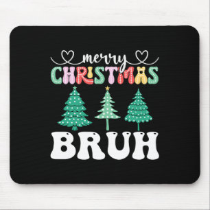 Tapis De Souris Joyeux Noël Bruh Noël Joyeux Noël Famille jumelée