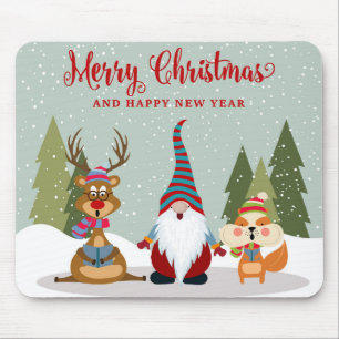 Tapis De Souris Joyeux Noël et Joyeux Nouvel An
