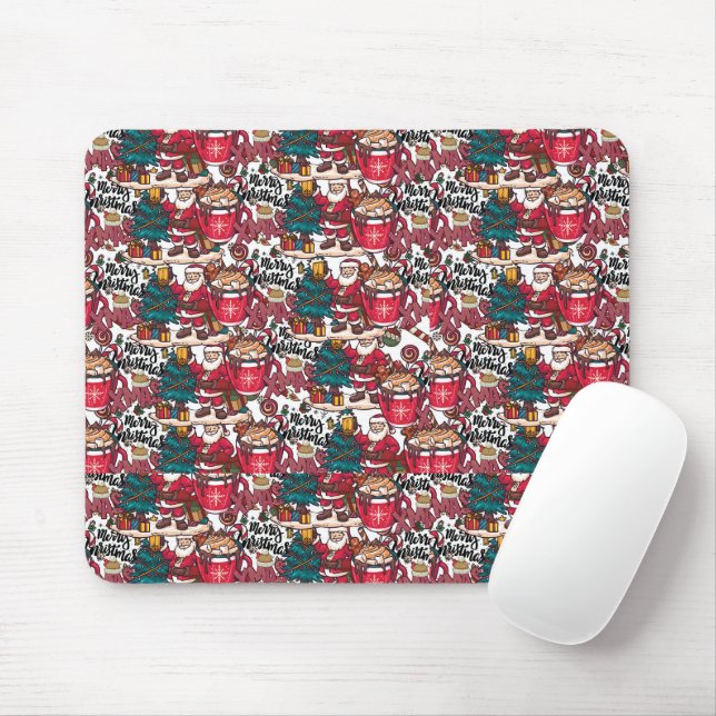 Tapis De Souris Joyeux Noël - Fête de Fêtes (Avec souris)