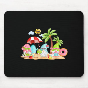 Tapis De Souris Joyeux Noël gnome en juillet vacances d'été cool