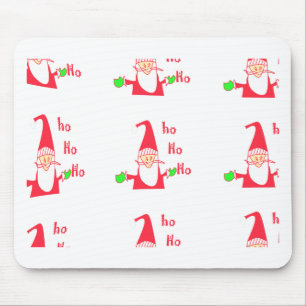 Tapis De Souris Joyeux Noël Humoristique Santa Souris Fête Unique