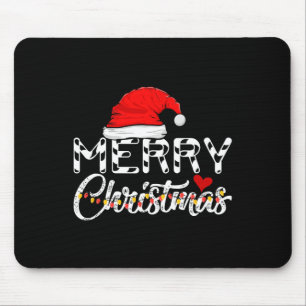 Tapis De Souris Joyeux Noël Noël Père Noël Funny Famille