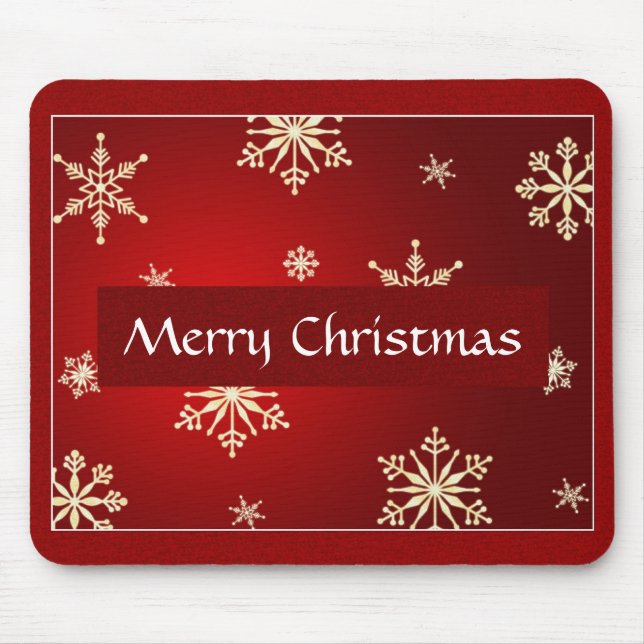 Tapis De Souris Joyeux Noël personnalisable (Devant)