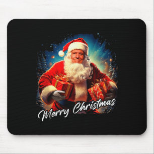 Tapis De Souris Joyeux Noël – Président Trump Santa Drôle Grap