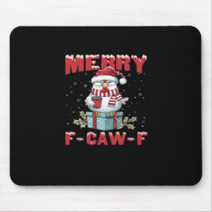 Tapis De Souris Joyeux Noël Rétro F-Caw-F Poulet