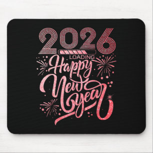 Tapis De Souris Joyeux Nouvel An 2026 Chargement de Fireworks Part