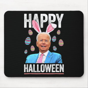 Tapis De Souris Joyeux Oeufs Biden Bunny Halloween Fun Biden Pour