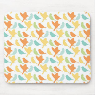 Tapis De Souris Joyeux Oiseaux