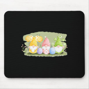 Tapis De Souris Joyeux Pâques Gnome Lapin Cute Jour de Printemps C
