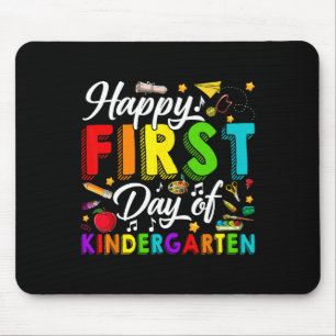 Tapis De Souris Joyeux premier jour de maternelle Ck retour à l'éc