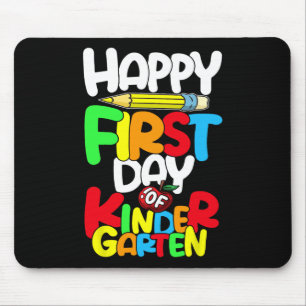 Tapis De Souris Joyeux premier jour de maternelle enseignant Byck