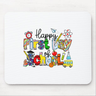 Tapis De Souris Joyeux premier jour d'école Enseignants Élèves Ck