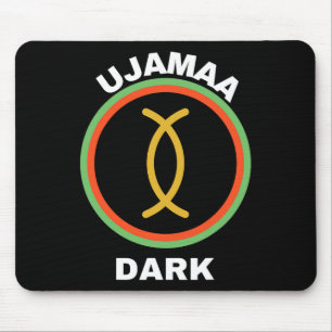 Tapis De Souris Joyeux Principes De Kwanzaa Kinara-ujamaa