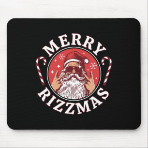Tapis De Souris Joyeux Rizzmas Enfants Ados École Funny Noël Sa