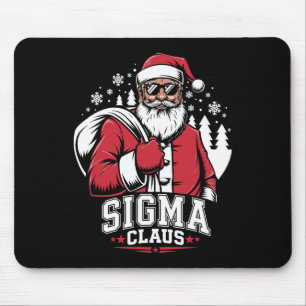 Tapis De Souris Joyeux Rizzmas Sigma Claus Funny Santa Claus 1