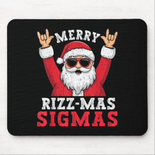 Tapis De Souris Joyeux Rizzmas Sigmas Fantastique Chemise De Noël