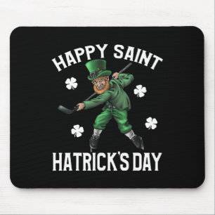 Tapis De Souris Joyeux Saint Hatricks Day St Patrick's Day Hockey
