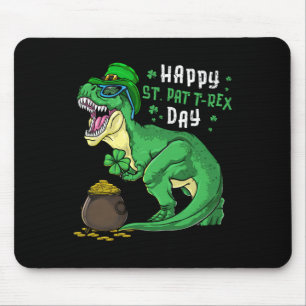 Tapis De Souris Joyeux St Pat Trex Day Dino Jour de la Saint Patri