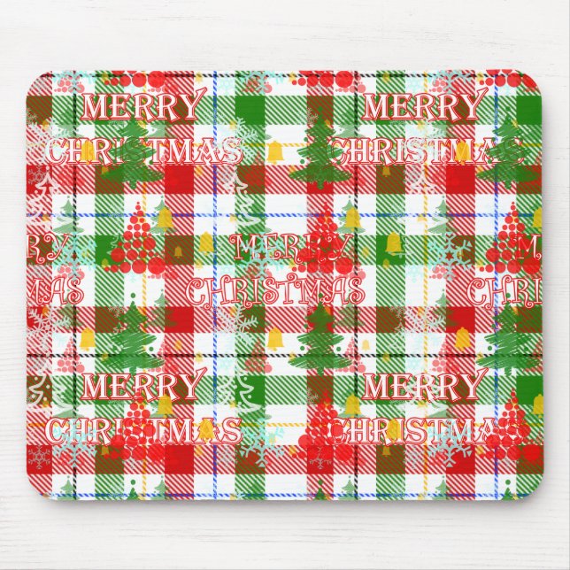 Tapis De Souris Joyeux tatan décoratif de Noël (Devant)
