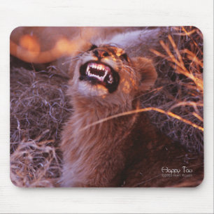 Tapis De Souris Joyeux Tau, Lion Cub souriant