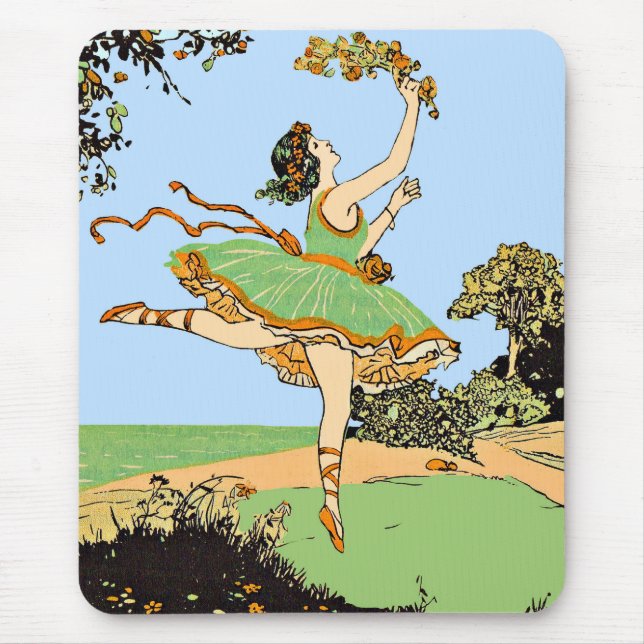 Tapis De Souris joyeux tirage de danseur (Devant)