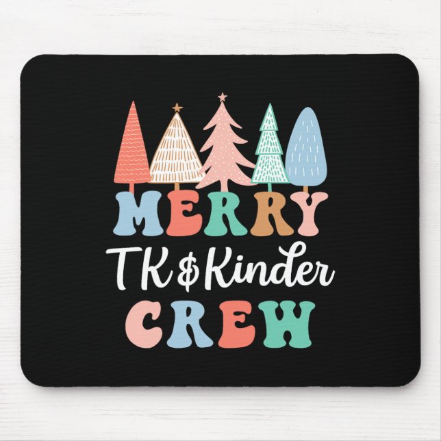 Tapis De Souris Joyeux Tk et Kinder Crew Professeur de maternelle  (Devant)