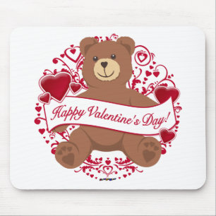 Tapis De Souris Joyeux Valentine ! Teddy bear