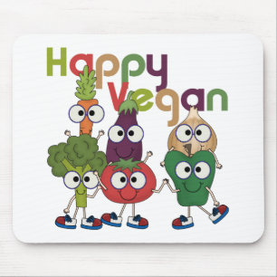 Tapis De Souris Joyeux Vegan