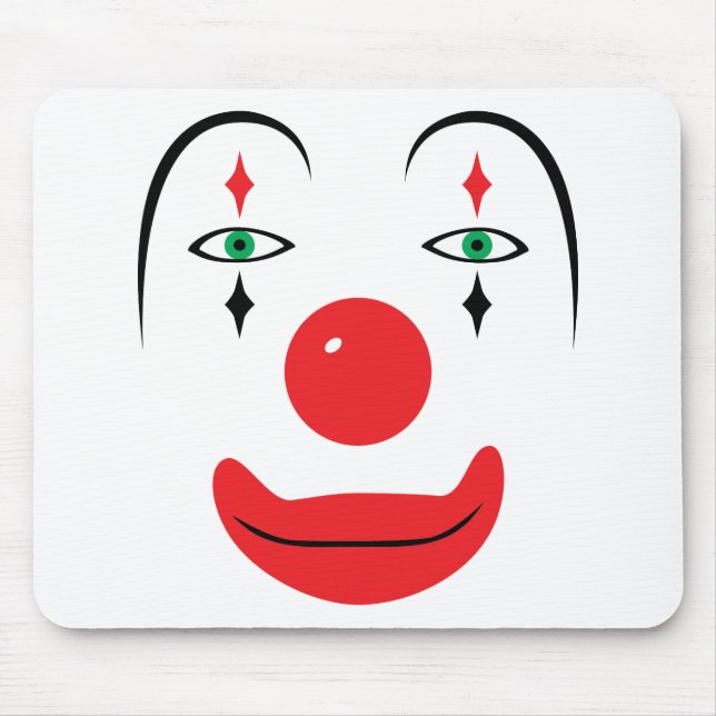 Tapis De Souris Joyeux visage de clown (Devant)