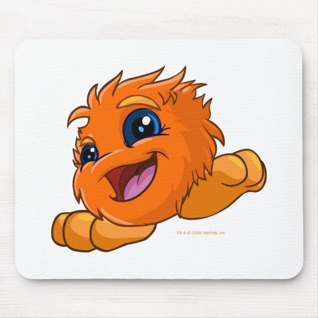 Tapis De Souris JubJub orange heureux (Devant)