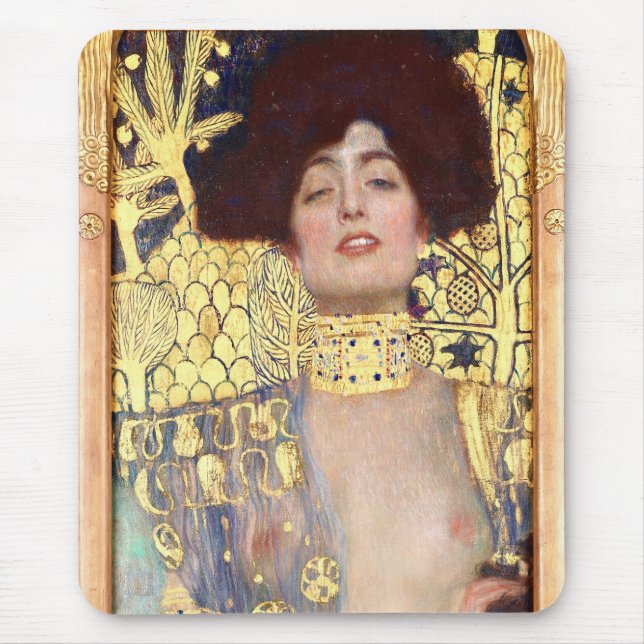 Tapis De Souris Judith et la tête d'Holopherne par Gustav Klimt (Devant)