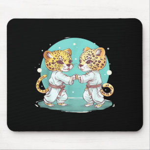 Tapis De Souris Judo Léopard Nature Kickboxing Taekwondo Martial
