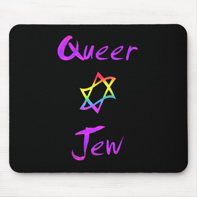 Tapis De Souris Juif étrange Mousepad (Devant)